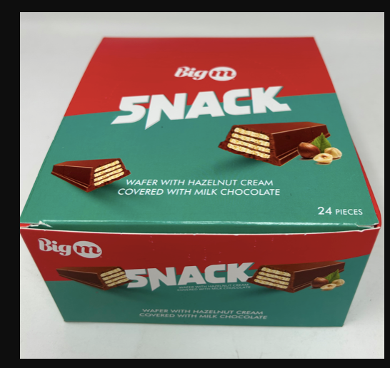 BIG M SNACK HAZELNUT CREAM 33G X 6 X 24