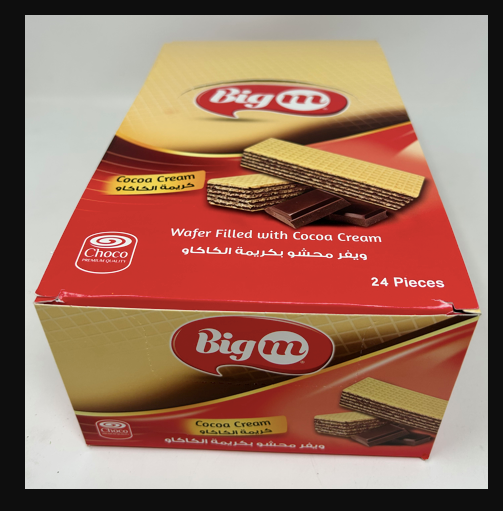 BIG M WAFER CHOCOLATE WAFER 35G X 6 X 24