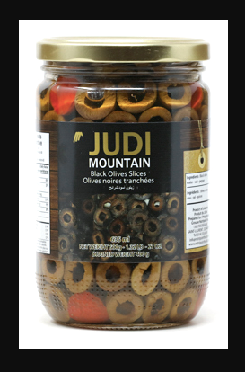 GNP JUDI - OLIVE, BLACK ( SLICES) 12X600G