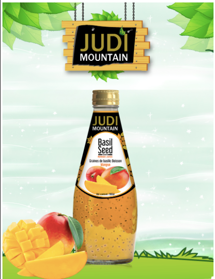 GNP JUDI BASIL SEED WITH MANGO 24X290ML