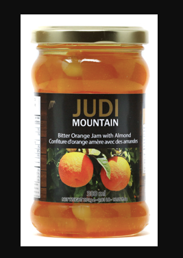 GNP JUDI BITTER ORANGE JAM WITH ALMOND  12X370 G