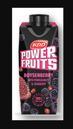 KDD POWER FRUIT JUICE (PMG-BSNB-CRB) 250ML X 6 X 4