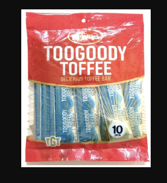 MR. BERRY TOOGOODY WHITE TOFFEE BAR 10PCS X 24