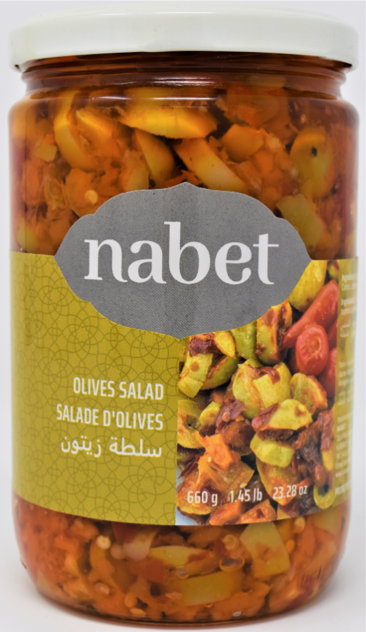 NABET OLIVES SALAD 650ML X 12