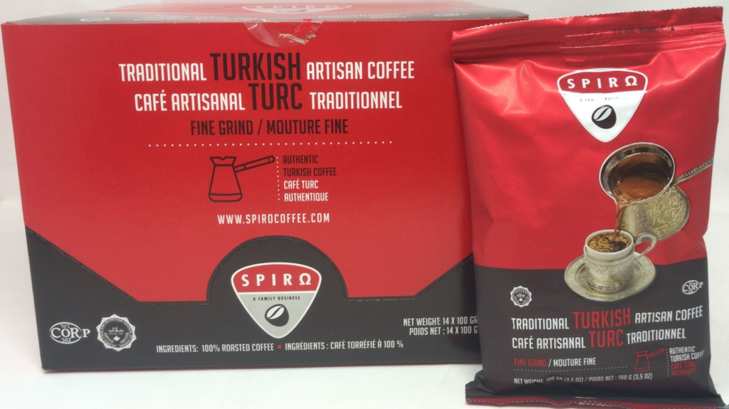 SPIR OMEGA COFFEE TURKISH 100G X 2 X 14