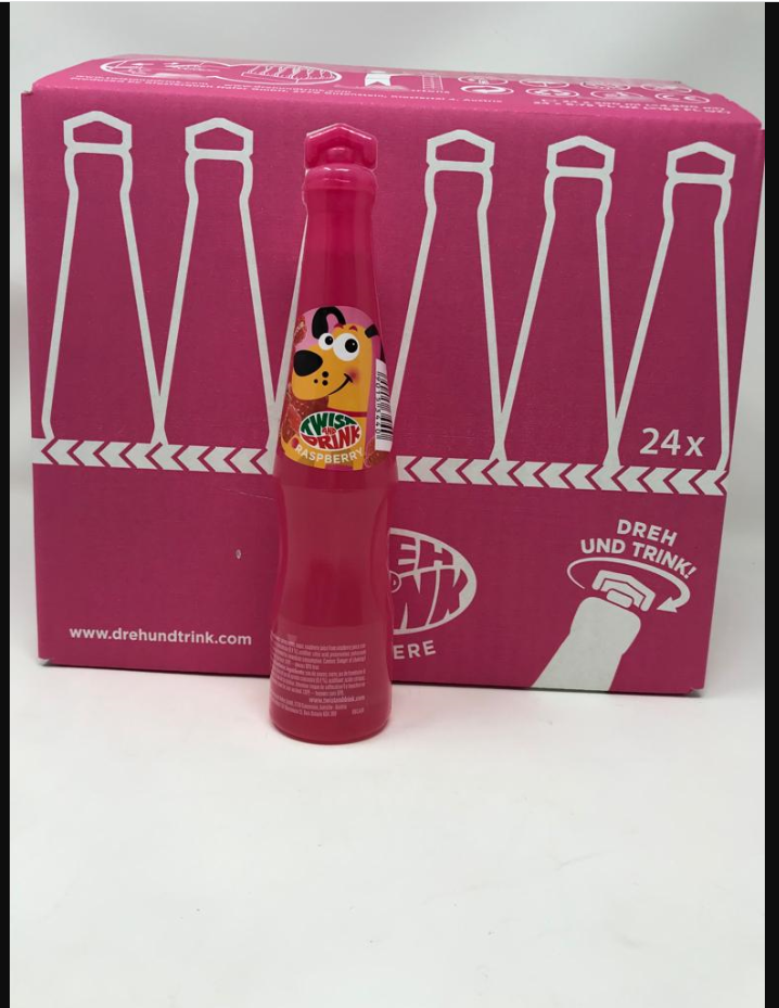 TWIST & DRINK  RASPBERRY 200ML X 24