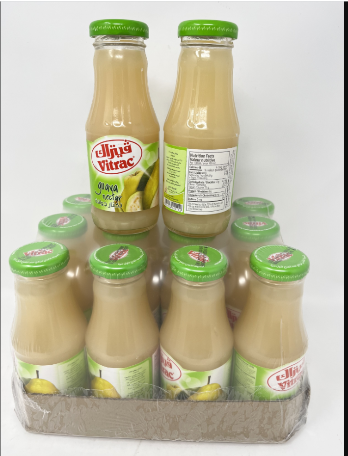 VITRAC NECTAR GLASS GUAVA 250ML X 12