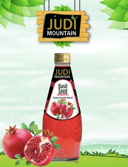 GNP JUDI BASIL SEED WITH POMEGRANATE 24X290ML