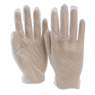PKG GLOVES VINYL L 10X100