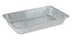 PKG ALUM HALF SIZE PAN DEEP X 100