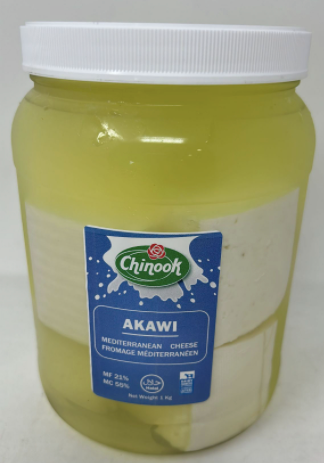 CHINOOK CHEESE AKAWI JAR 1KG X 6