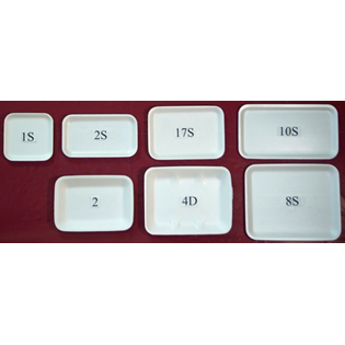 PKG-CH WHITE FOAM TRAY 38 OR 8S X 500