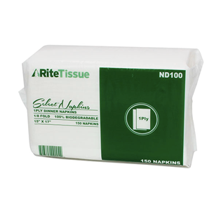 PKG-CH RITETISSUE DINNER NAPKIN 1PLY 20 X 3000