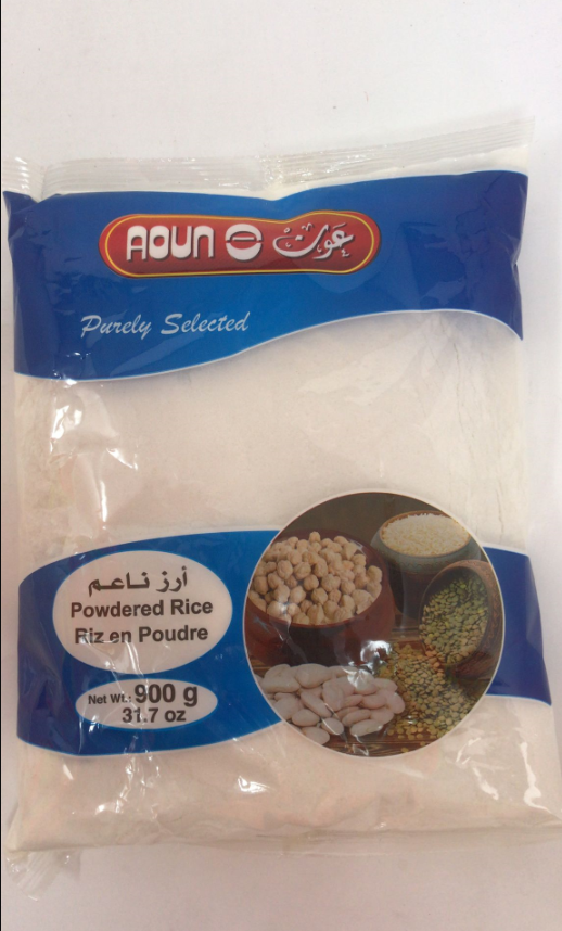 AOUN POWDERED RICE 908G X 20