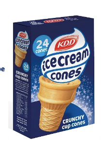 KDD ICE CREAM CAKE CUPS 24PCS X 6