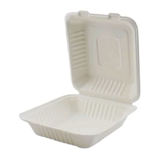 PKG-CH RITEEARTH BAGASSE REBH903 HINGED CONTAINER 9X9 3C X200