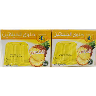 BLUE MILL JELLO PINEAPPLE 12X85G