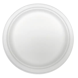 PKG RITEEARTH 6.75" BAGASSE ROUND PLATES 4 X 125 X 500