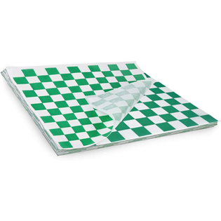 PKG GREEN CHECKER GREASE R. SHEETS 12 X 12 X 1000