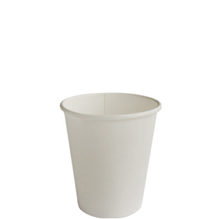 PKG SINGLE WALL WHITE PAPER CUPS 4OZ 20x50/CASE