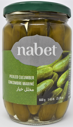 [000442] NABET PICKLED CUCUMBERS 650ML X 12