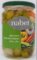 [000446] NABET PICKLED MIXED 650ML X 12