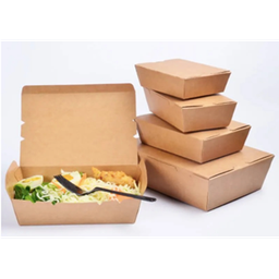 [000635] PKG CRAFT PAPER BOX #4 96OZ X160