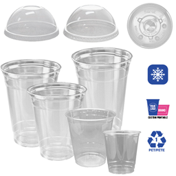 [000691] PKG PET CLEAR CUPS 12OZ X1000