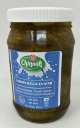 [000712] CHINOOK LABNEH BALL ZA'ATAR 450G X 24