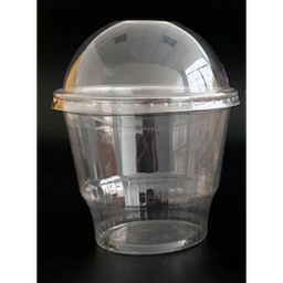 [000736] PKG DOME LIDS FOR 6 8 12OZ ICE CREAM CUPS X1000