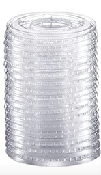 [000747] PKG CLEAR PORTION CUP LIDS FOR 3.25/4OZ X2500