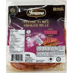 [000795] IMANE SMOKED MEAT SLICED 150G X 12