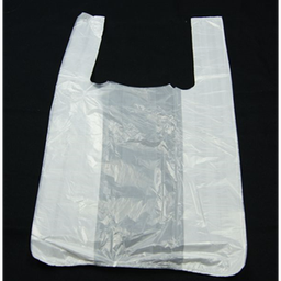 [000859] PKG T-SHIRT BAGS S5 WHITE 19X22 17LBS
