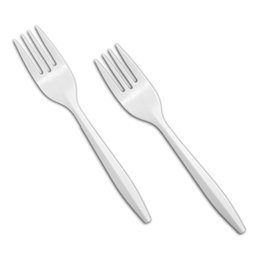 [000933] PKG TABLE ACCENTS POLYPROPYLENE FORKS 2.5G X 1000