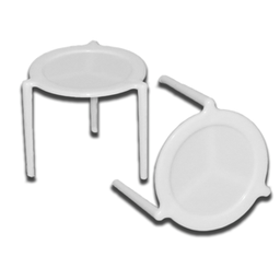 [000978] PKG TABLE ACCENTS PLASTIC PIZZA BOX SUPPORTS 2G ROUND WHITE 10X100