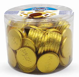 [001044] BONART 2063 COIN COMP. CHOCOLATE PVC 650G X 12
