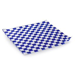 [001085] PKG BLUE CHECKER GREESE R.SHEETS 12 X12 X 1000