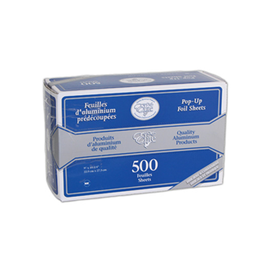[001141] PKG ALUMINUM FOIL POP-UP SHEETS 9" X 10.75" X 500 X 6