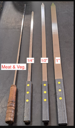 [000068] BBQ SKEWERS MEAT VEGETABLE X 4PCS