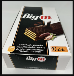 [000069] BIG M COATED WAFER DARK CHOCOLATE 33G X 6 X 24